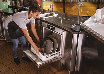 Wash 48 Racks/Hour with the LXn Undercounter