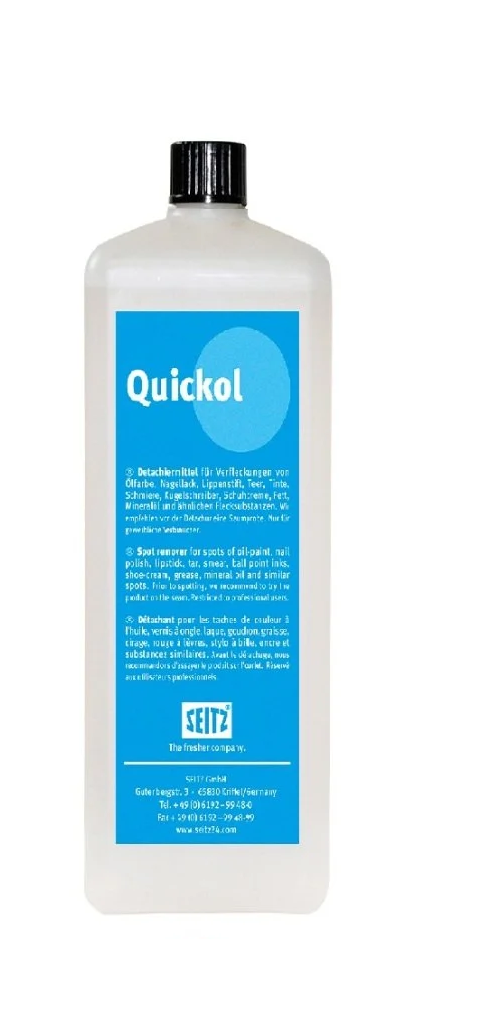 QUICKOL – Stain Remover for Solvent Soluble Stains SEITZ