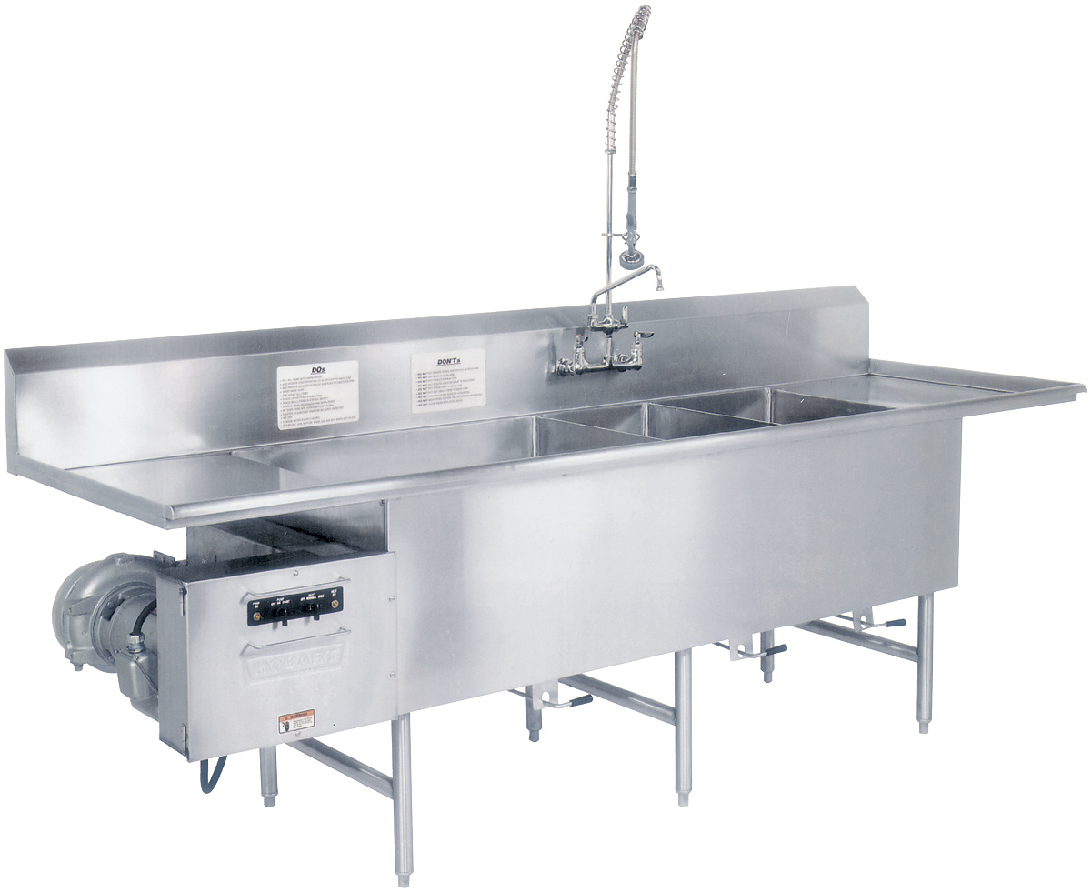 HOBART Turbowash II Powered Sinks