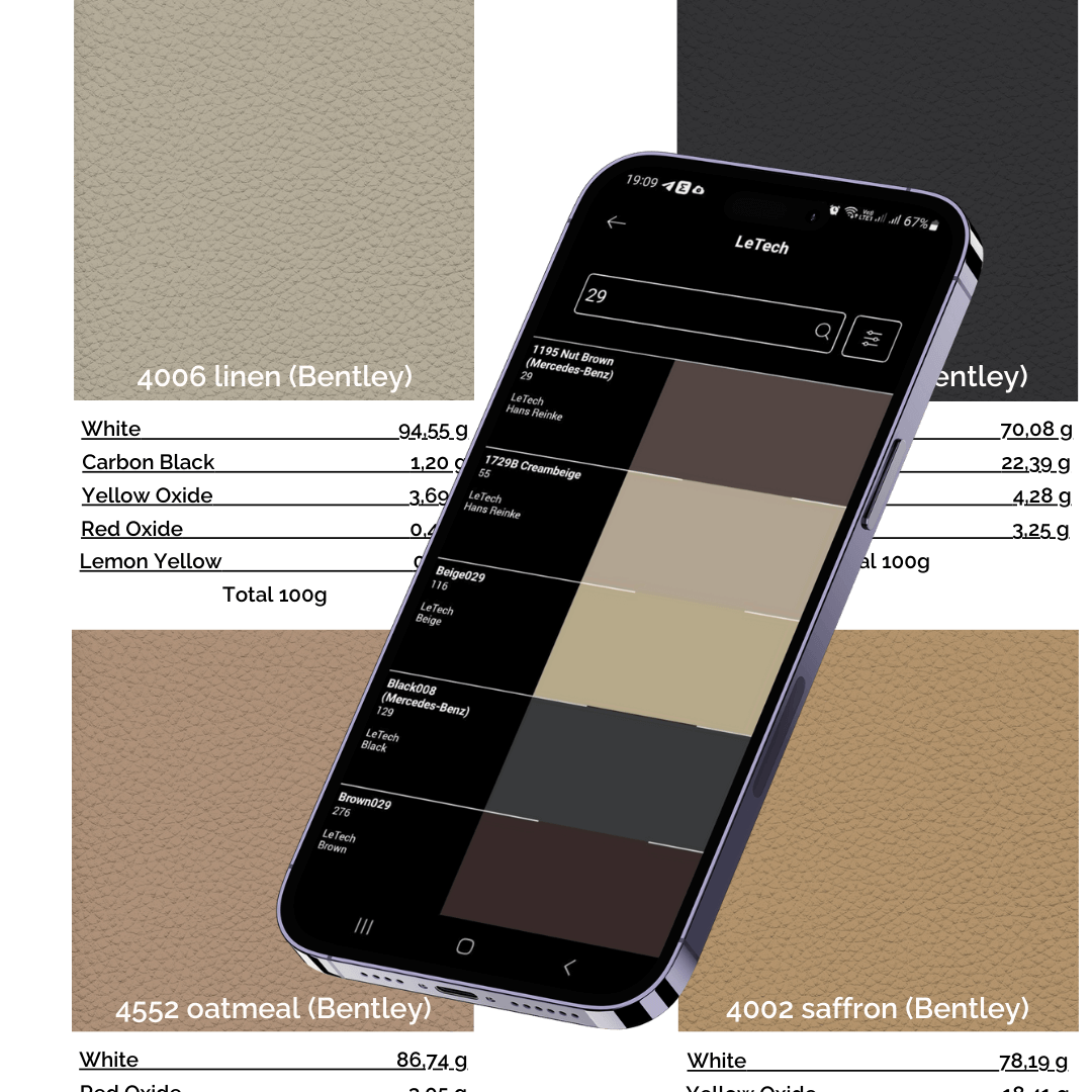 Библиотека цветов LeTech для Nix Color Sensor