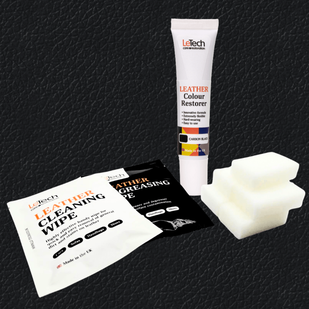 Жидкая кожа черная набор для покраски Leather Colour Restorer Black