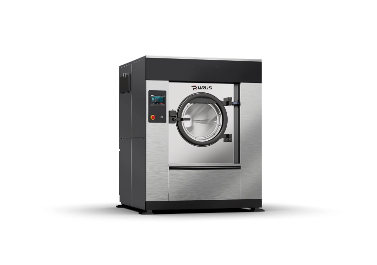Industrial soft-mount washer extractor Purus SXT-F front view