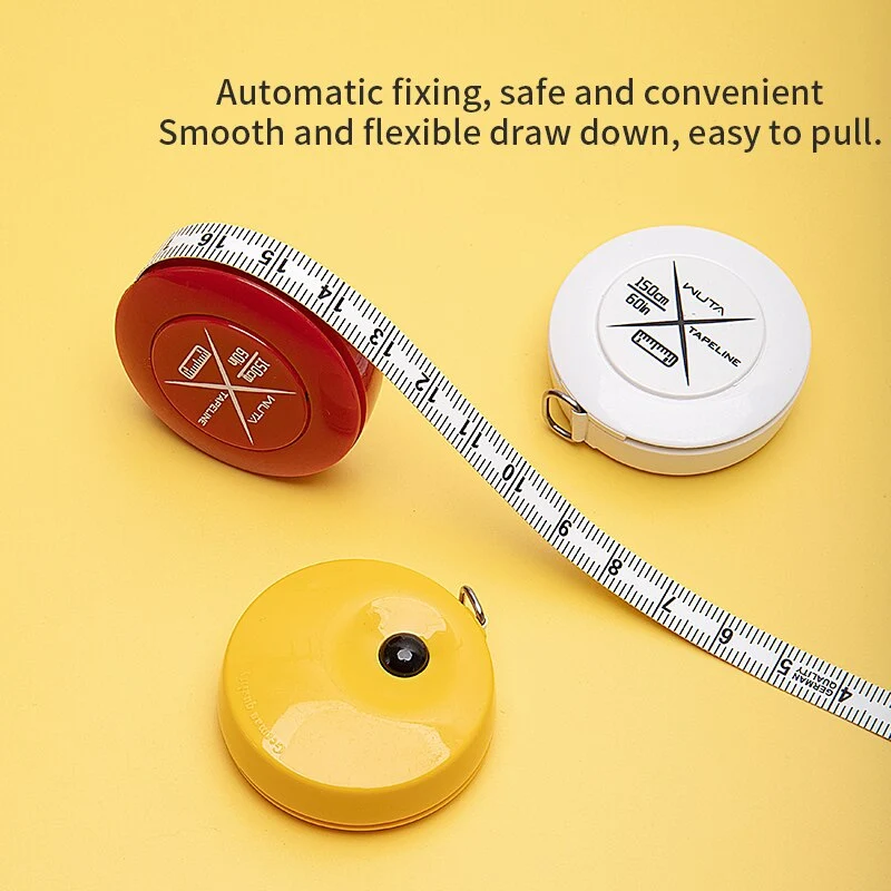 Mini Portable Retractable Ruler Tape Measure,Centimeter Inch Roll Tape | WUTA