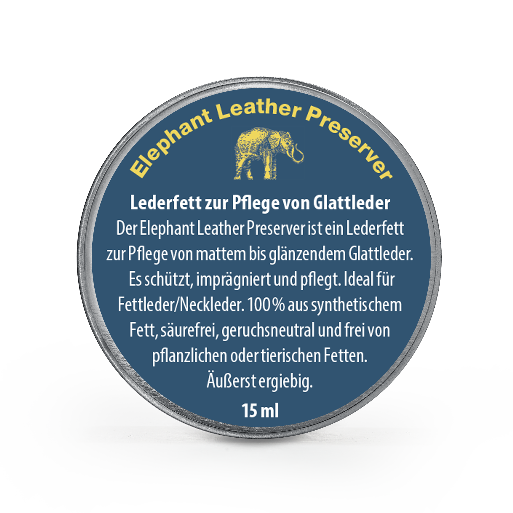 Elephant Leather Preserver 15 ml - Lederfett für Glattleder & Fettleder