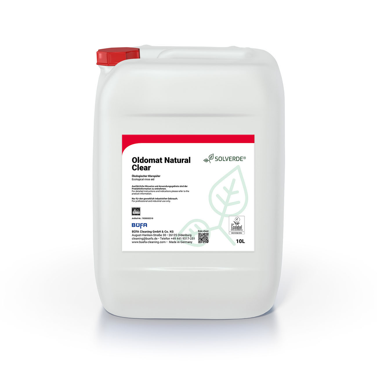 Oldomat Natural Clear Ökologischer Klarspüler