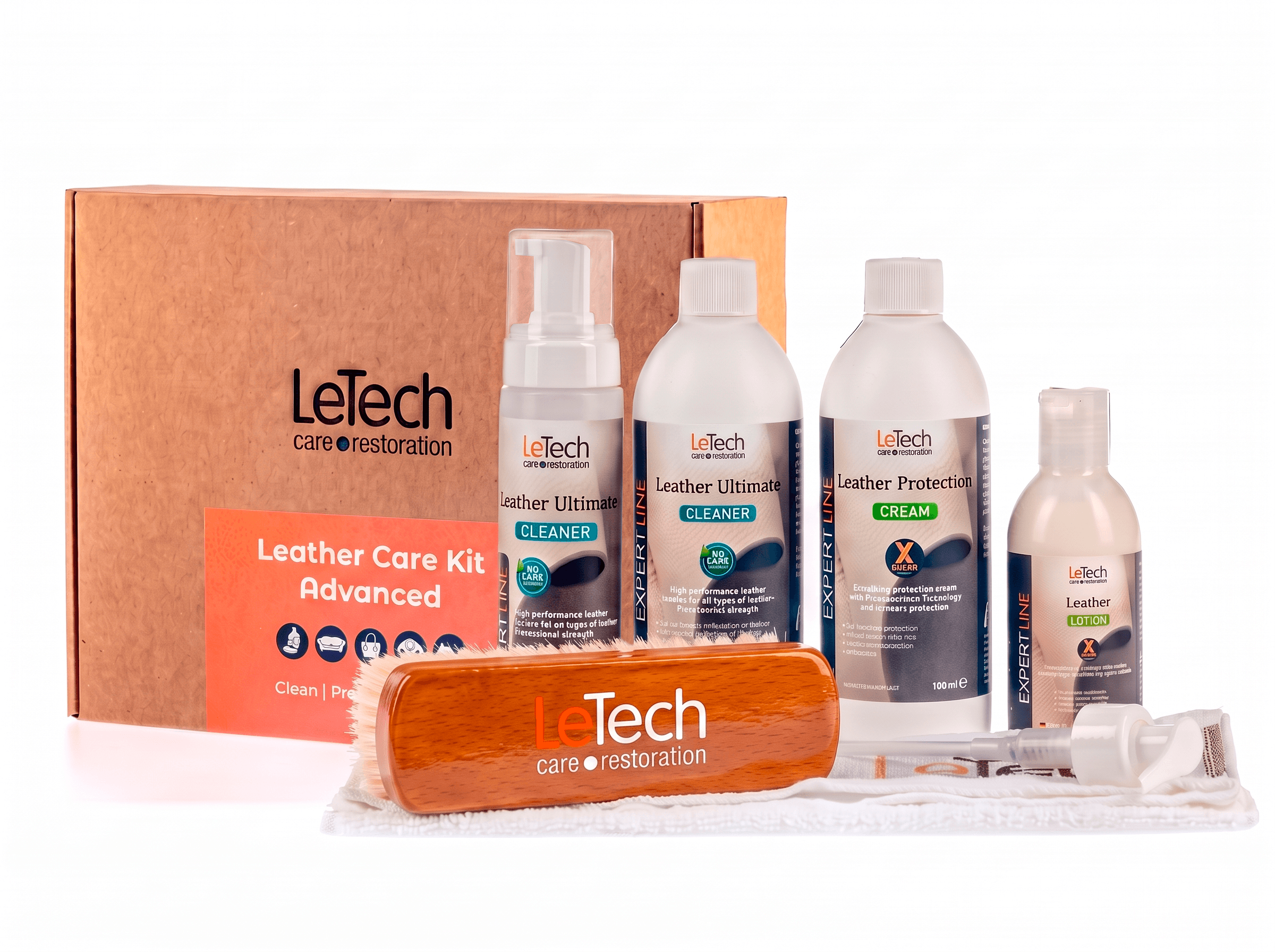 Расширенный набор для ухода за кожей Leather Care Kit ADVANCED