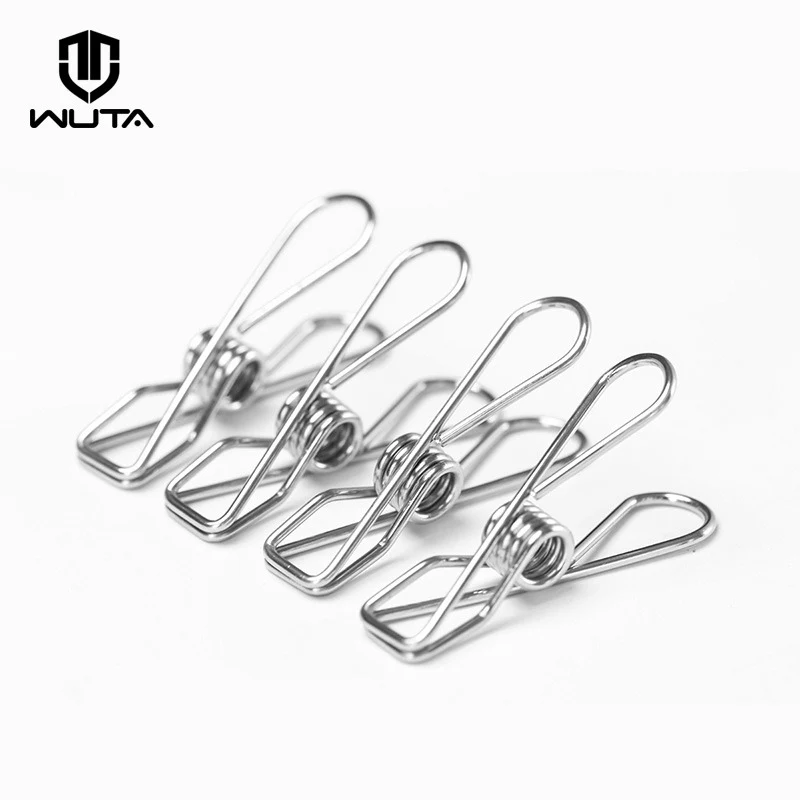 4pcs Hot Stainless Steel Metal Spring Clips | WUTA