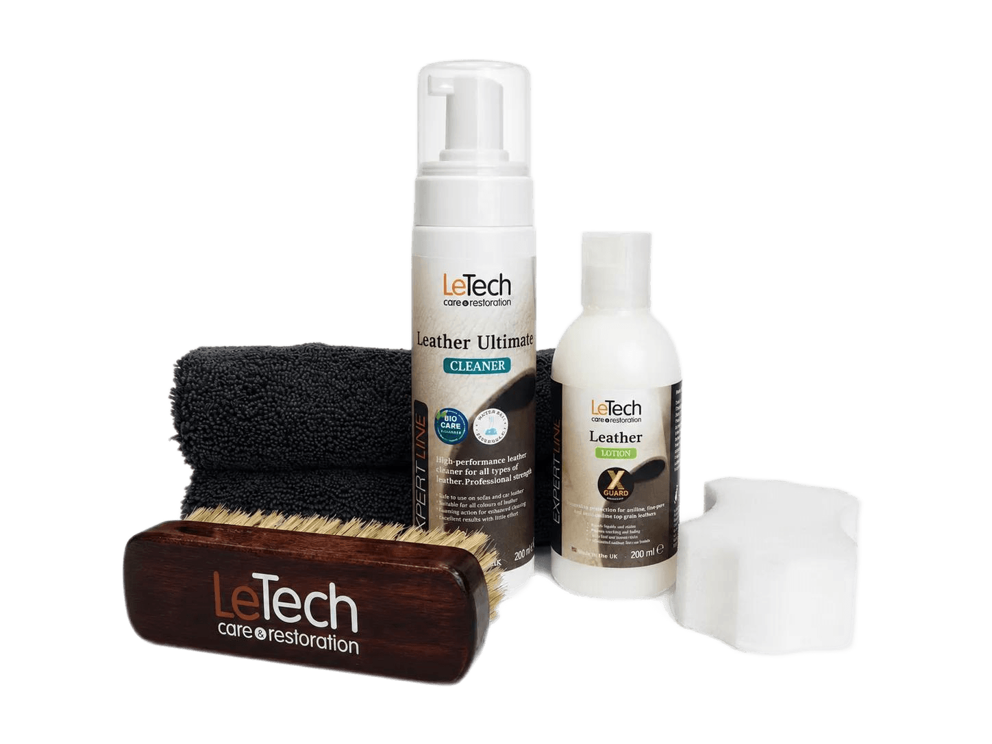 Набор для чистки и ухода за галантереей и обувью (без коробки) Leather Care Combo