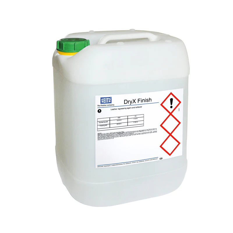 DRY X FINISH – Softening and lubricating chemical for leather after cleaning |20 KG| SEITZ