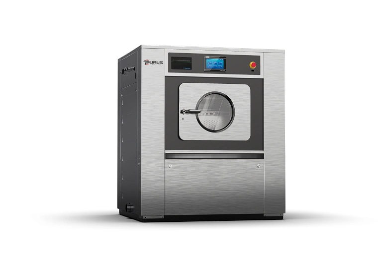 Barrier washer extractor Purus, dual-door hygienic laundry machine for professional use