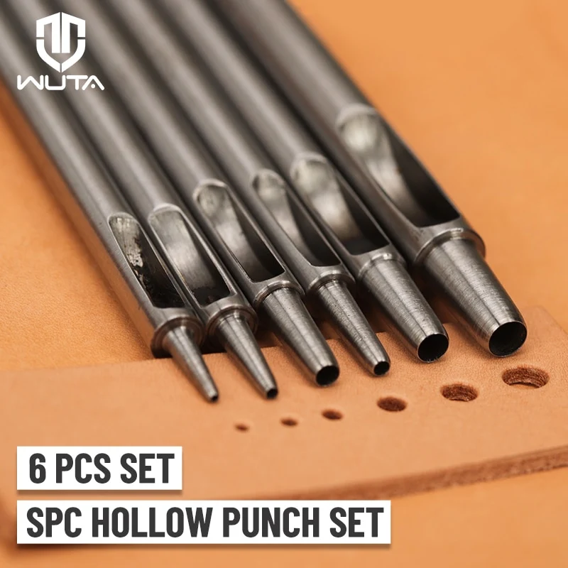 Jeu d'emporte-pièces ronds SPC en acier outil allié, 6 pcs/set | WUTA