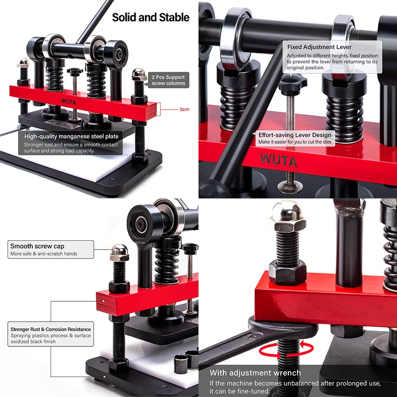 Manual Leather Die Cutting Machine (Size S) | WUTA