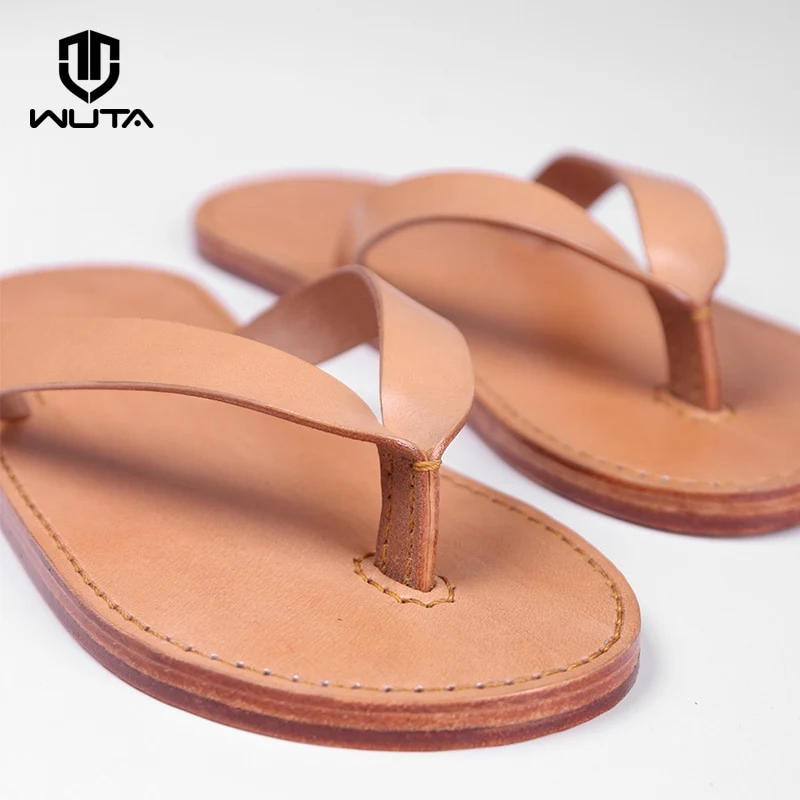 WT726 Men Flops Unisex Slipper Shoes Kraft Paper Template | WUTA