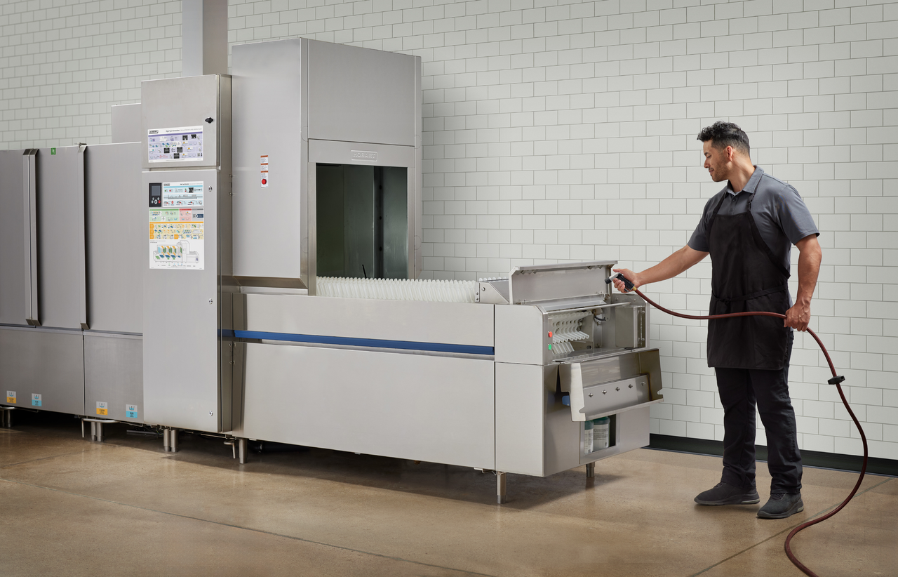 HOBART FT2000 Base Flight Type Commercial Dishwasher