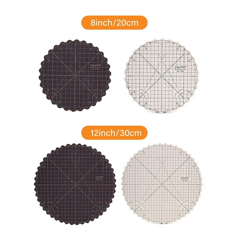 WUTA Round Rotating Cutting Mat Leather Tools