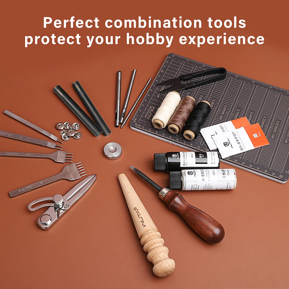 New 24pcs Basic Leather Craft Tool Set | WUTA