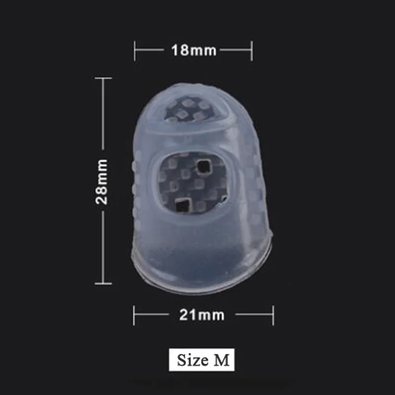 10/30pcs Silica Gel Finger Cots for Nail Protection & Guitar Thumb Picks|WUTA