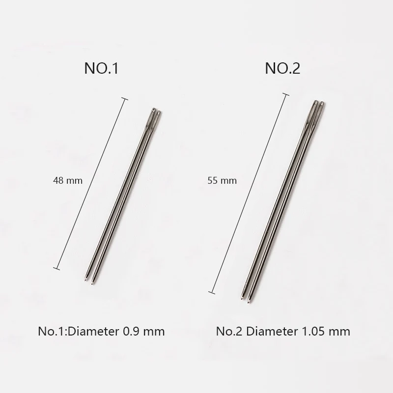 12pcs Large Eye Blunt Stitching Leathercraft Sewing Needle | WUTA