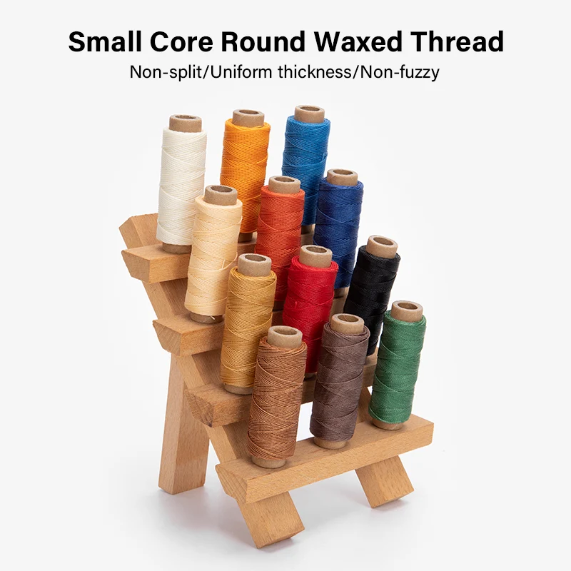 0.35mm/0.45mm/0.55mm/0.65mm Polyester Hand Sewing Round Waxed Thread | WUTA