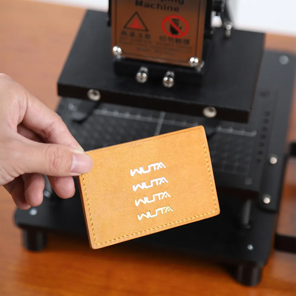 WUTA Digital Hot Foil Stamping Machine for Leather– Logo Embossing & Foil Bronzing Press