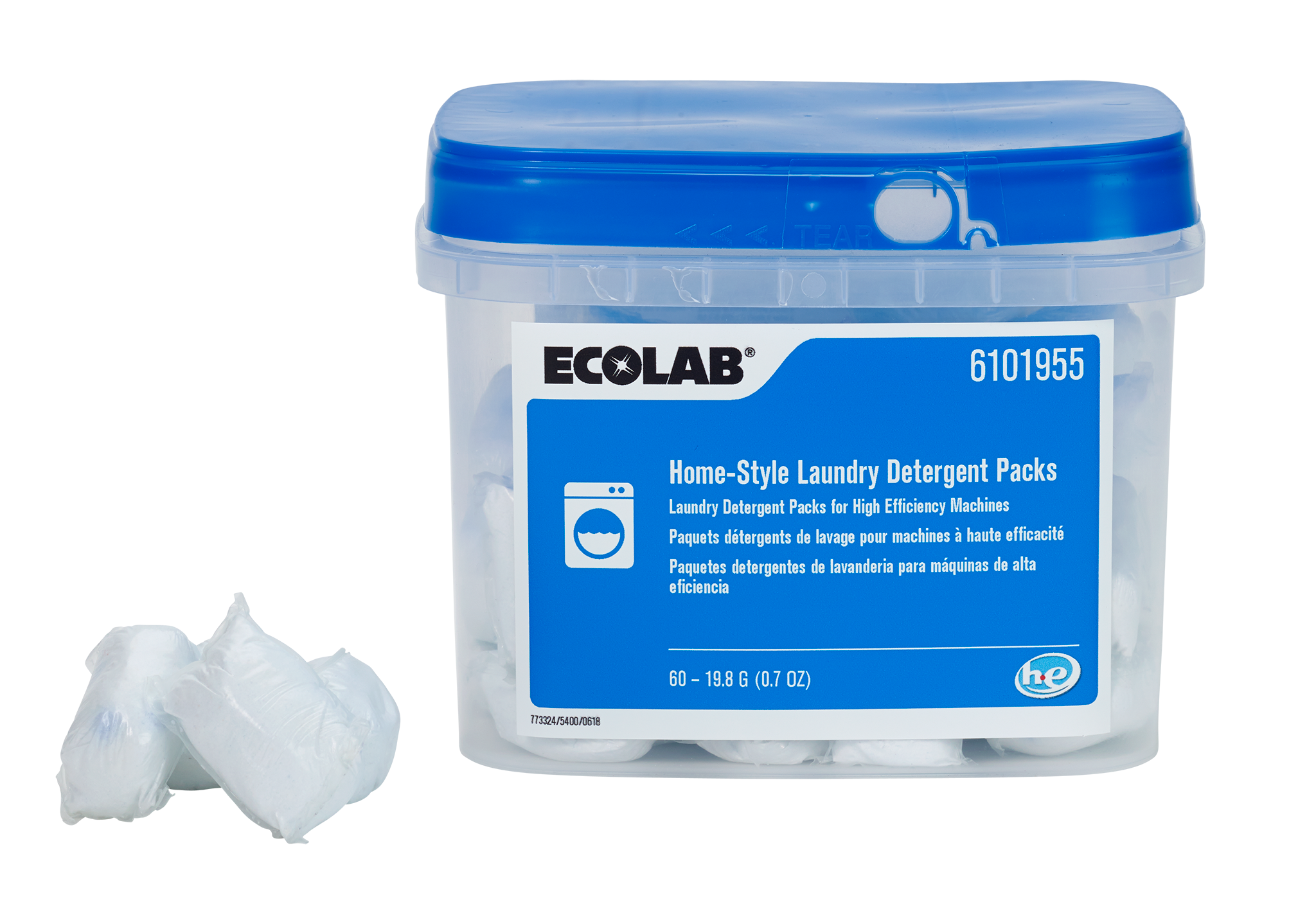 Home-Style Unit Dose Packs Laundry Detergent