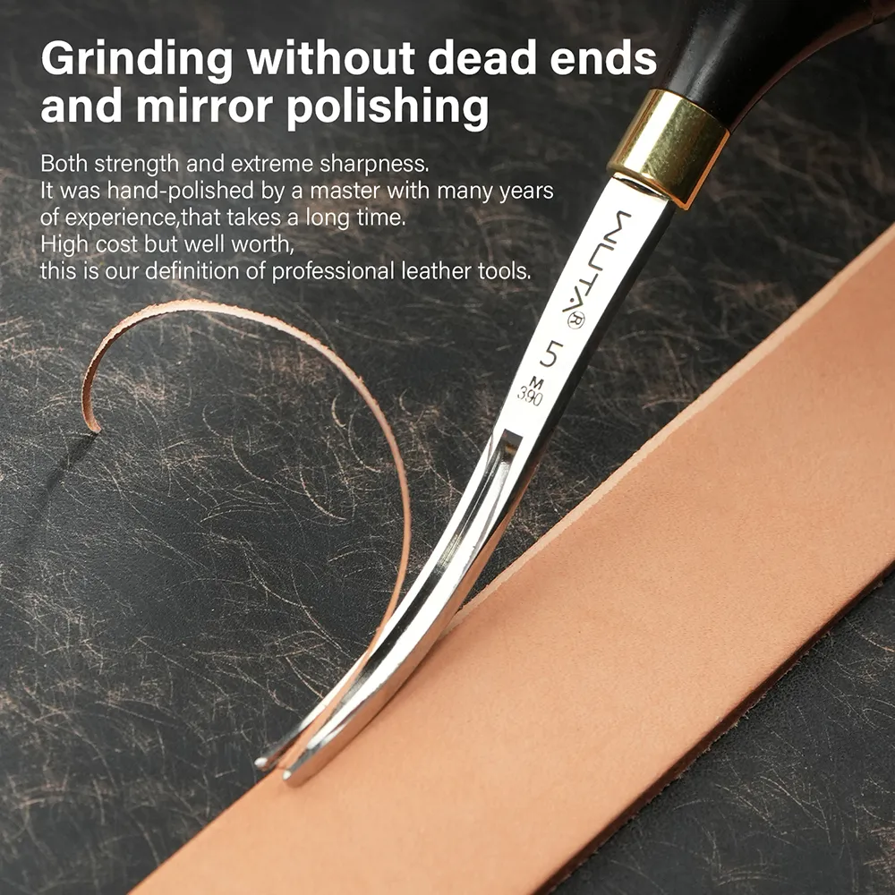 Leather Edge Beveler PRO M390 Die Steel| WUTA