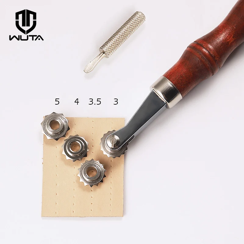 Leather Paper Overstitch Wheel With 4 Wheels Line Marking Wheel Gear | WUTA