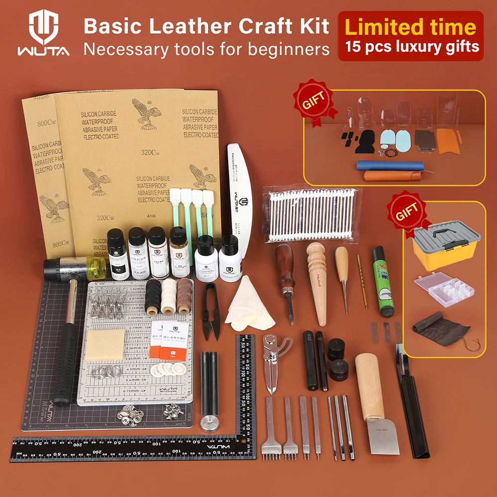 New 24pcs Basic Leather Craft Tool Set | WUTA
