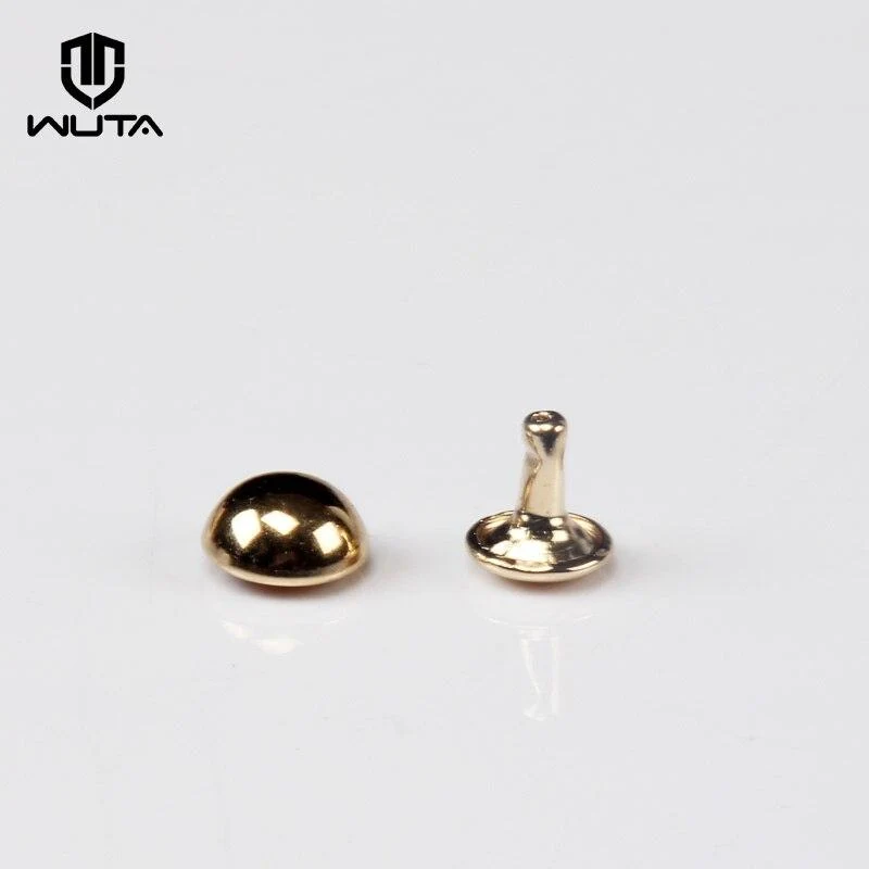 50sets Pure Copper Mushroom Nail Brass Round Domed Rivets | WUTA