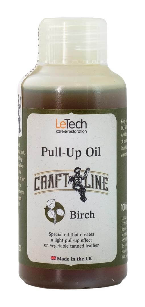 Масло для кожаных изделий Пулл-Ап c ароматом дегтя Pull Up Oil Birch