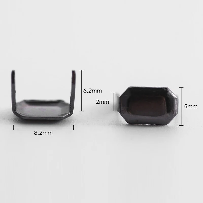 50/100 Set Solid Brass Claw Studs Belts/Leathercraft Rivets | WUTA