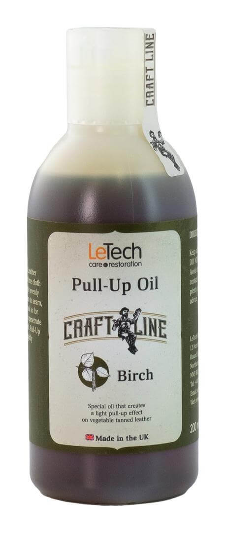 Масло для кожаных изделий Пулл-Ап c ароматом дегтя Pull Up Oil Birch