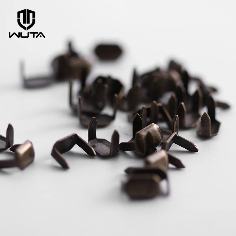 50/100 Set Solid Brass Claw Studs Belts/Leathercraft Rivets | WUTA