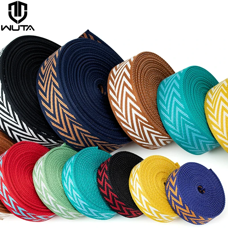 5M Arrow Pattern Cotton Webbing Replacement Shoulder Strap for Crossbody Bag |WUTA