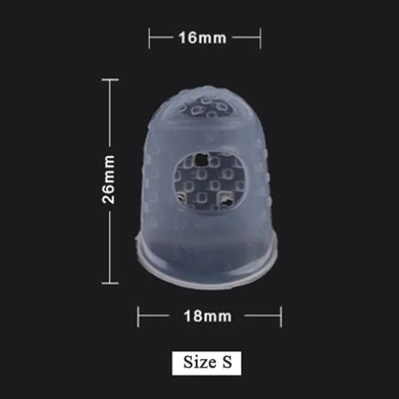 10/30pcs Silica Gel Finger Cots for Nail Protection & Guitar Thumb Picks|WUTA