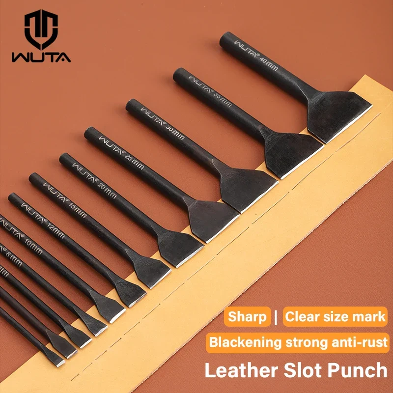 Leather Slotted Punch Tools Sharp Straight Slot Cutter DIY Leather Craft Tools | WUTA
