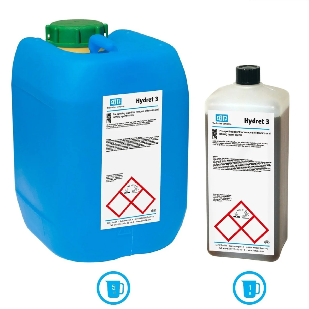 HYDRET 3 – Stain Remover (Aqueous Systems) |1 Liter| SEITZ