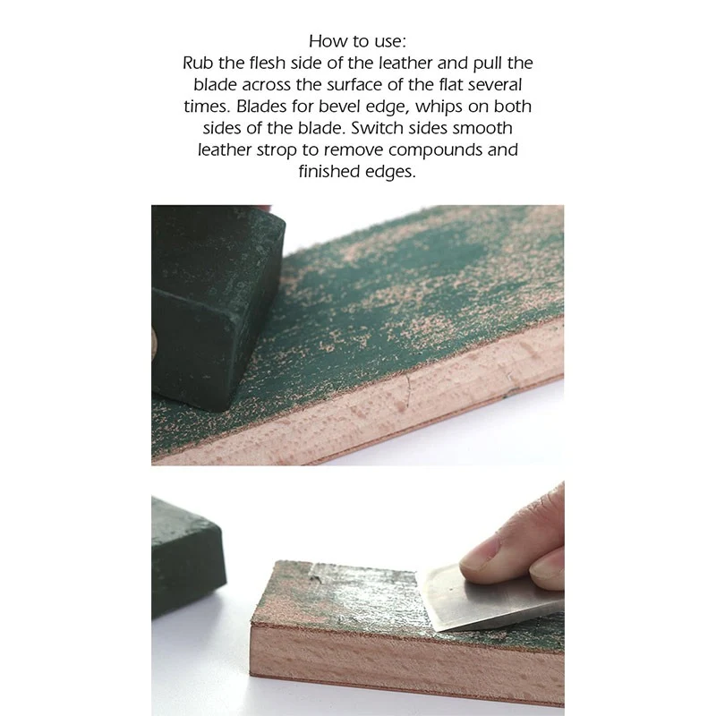 Leather Knife Sharpener Sharpening Strop Tool | WUTA