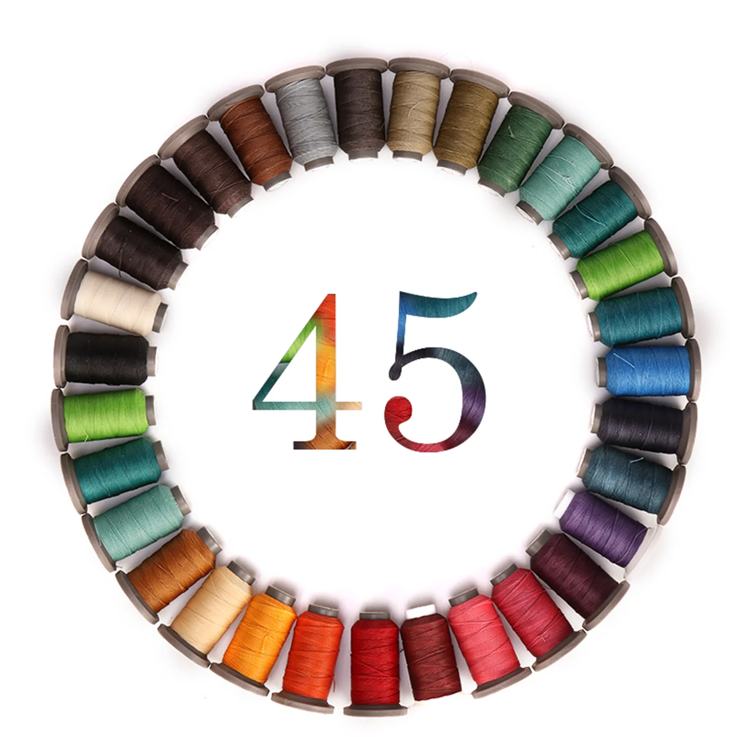 0.45mm Polyester Hand Sewing Round Wax Thread 120 Meter | WUTA
