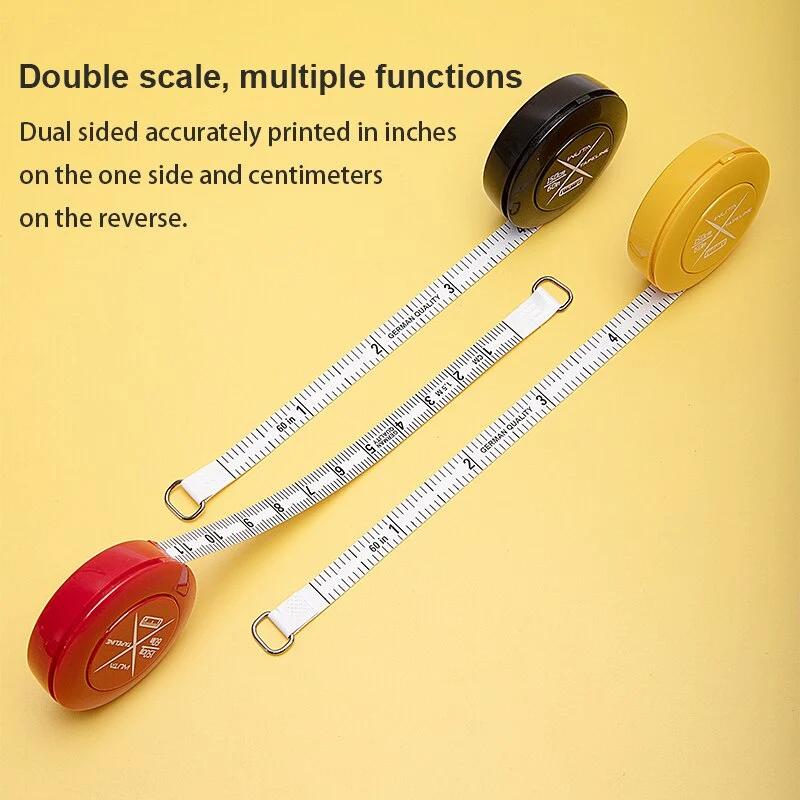 Mini Portable Retractable Ruler Tape Measure,Centimeter Inch Roll Tape | WUTA