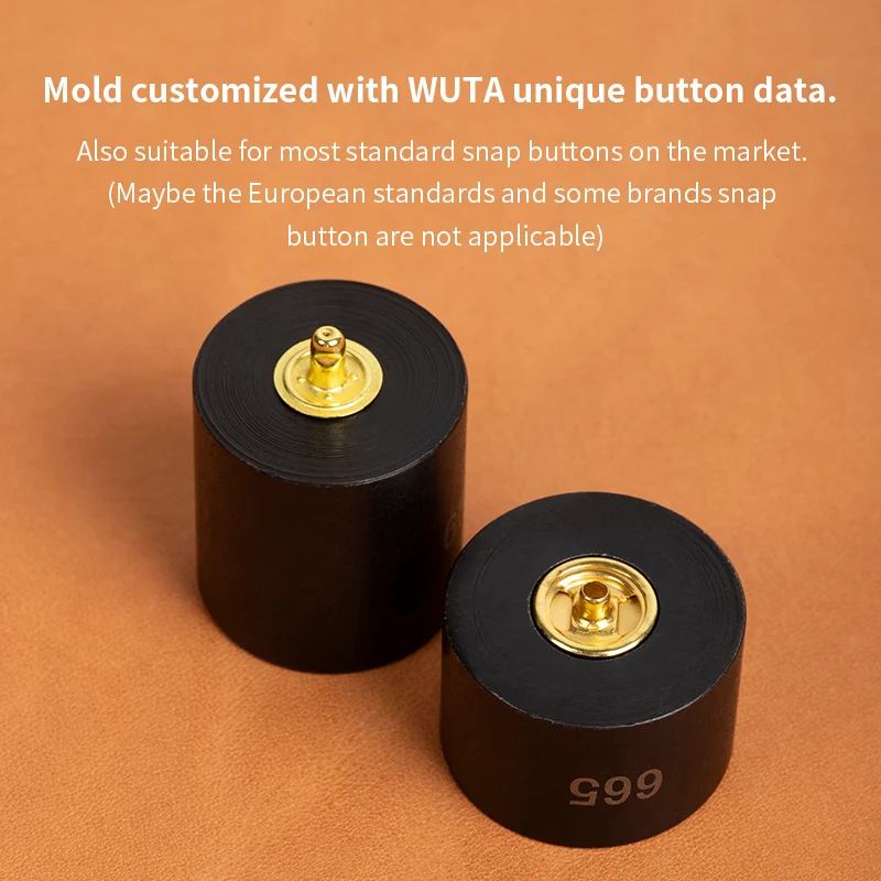 Snap Button Setter Installation Mold Die Tools Fastener Fixing Tool Kit 8/10/12.5/15mm Available | WUTA