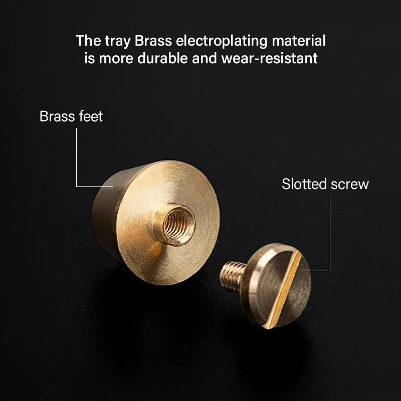 Solid Brass Leather Rivets Spike Studs Handbag Bottom Protecting Feet Nail Bucket Mushroom Screw Back Flat Rivet | WUTA