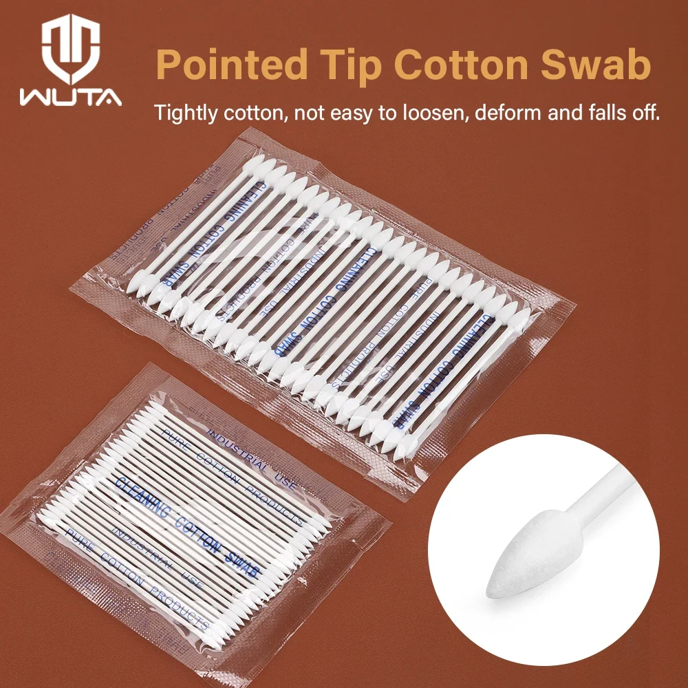 Cotton Swabs Sponge Stick Double Pointed Cotton Buds | WUTA