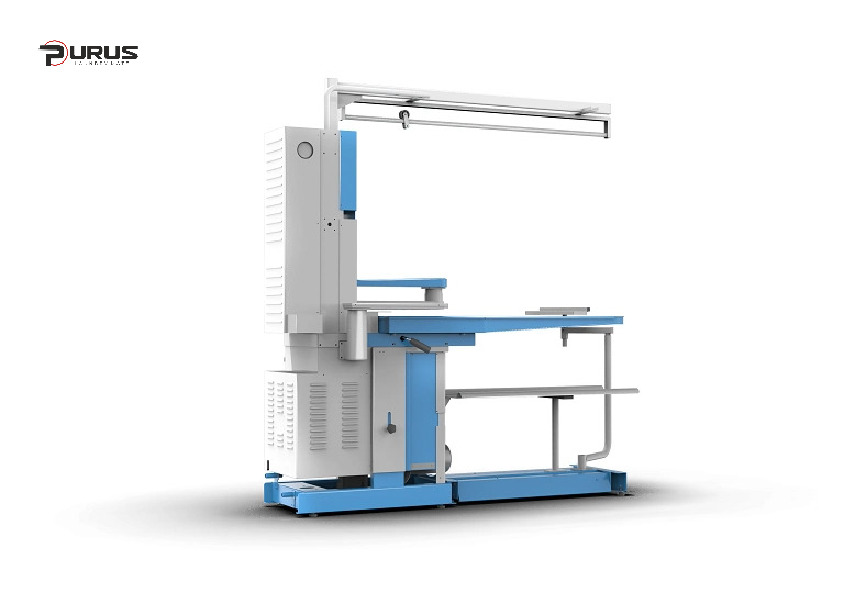 Professional ironing table TCZ-1400 with vacuum and blowing functions for commercial laundry