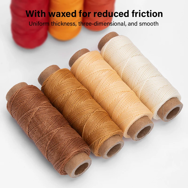 Round Waxed Threads 1 Set 12 Colors Hand Sewing Line | WUTA