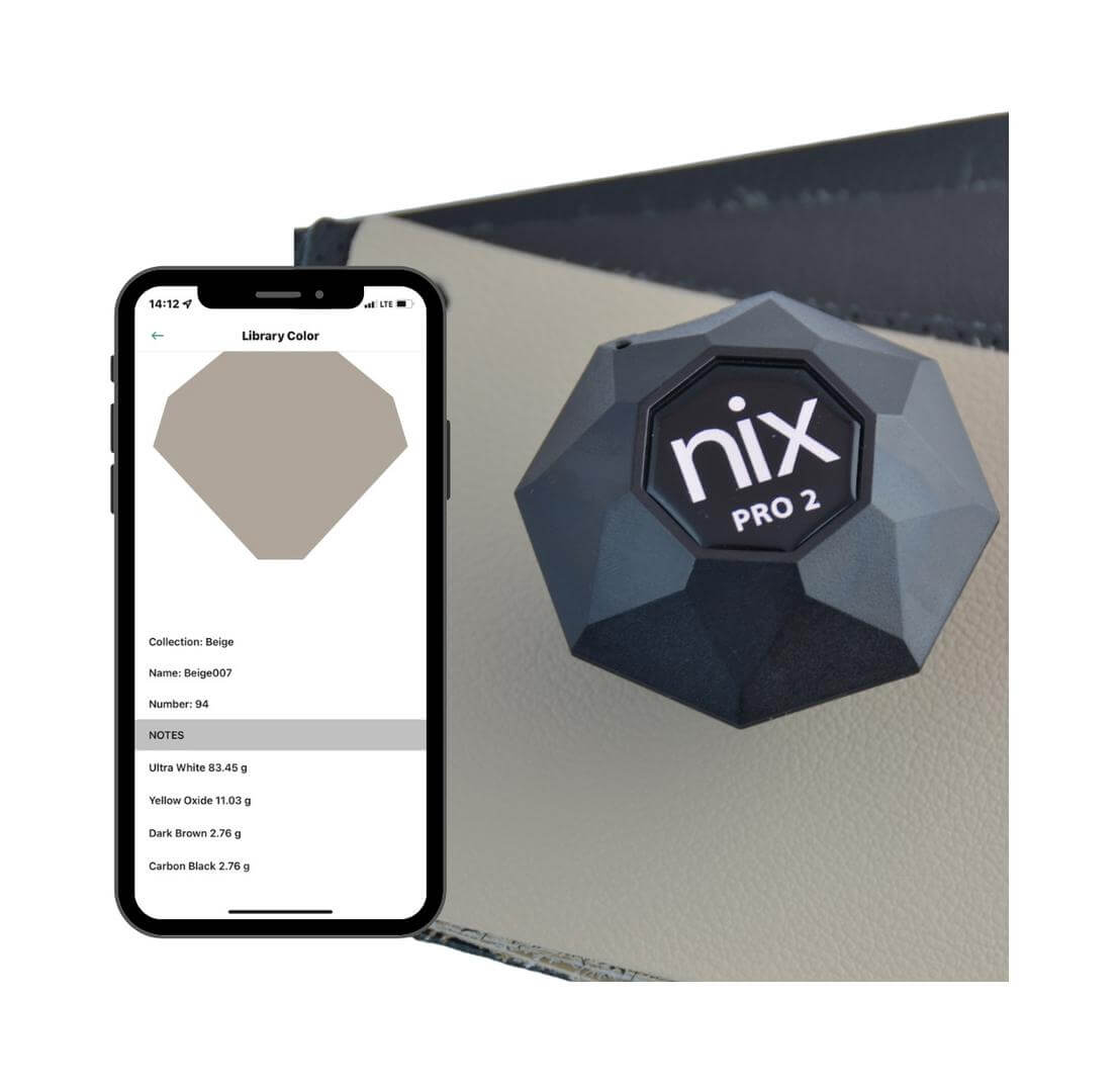 Библиотека цветов LeTech для Nix Color Sensor