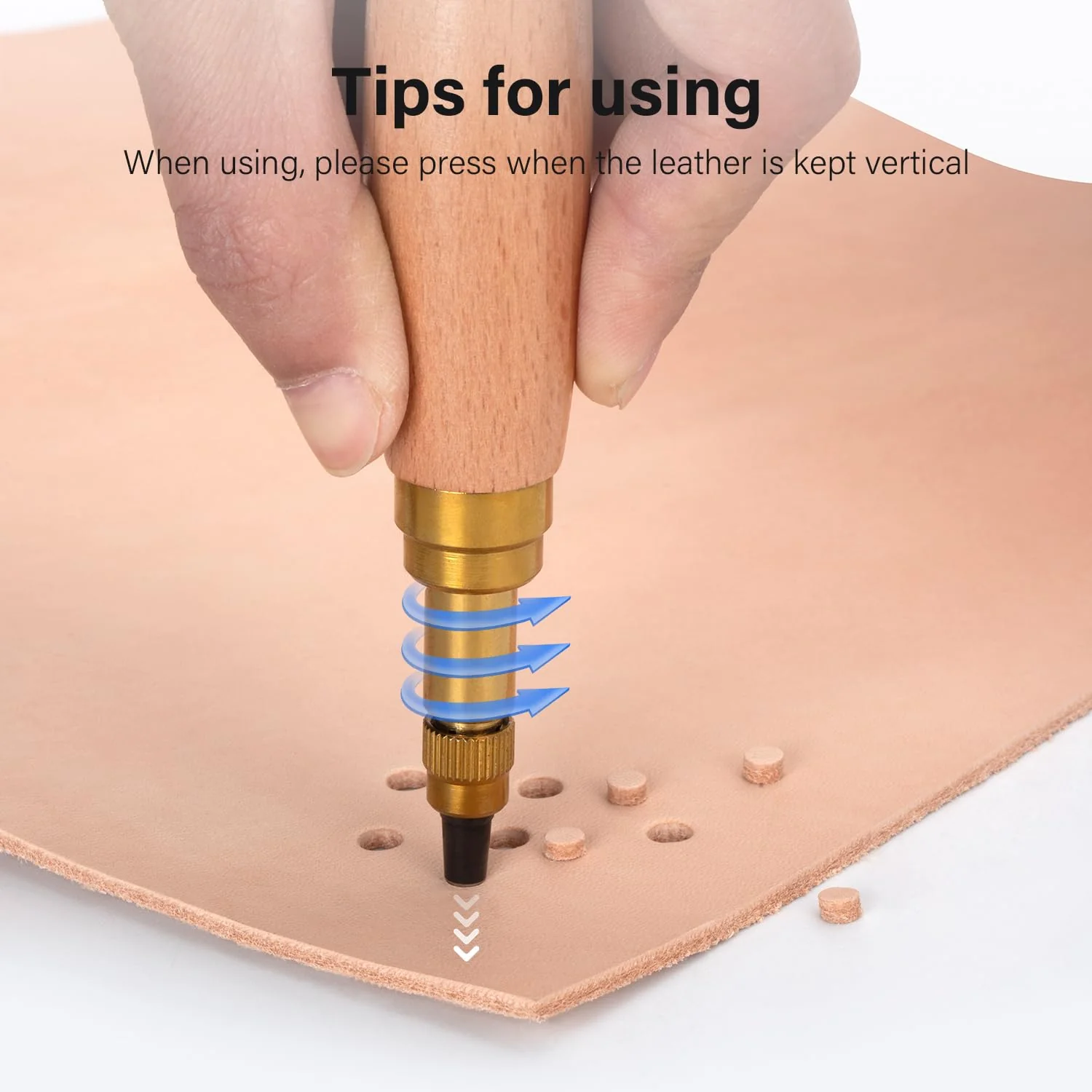 Adjustable Screw Hole Punch With 6 Tip Sizes | WUTA