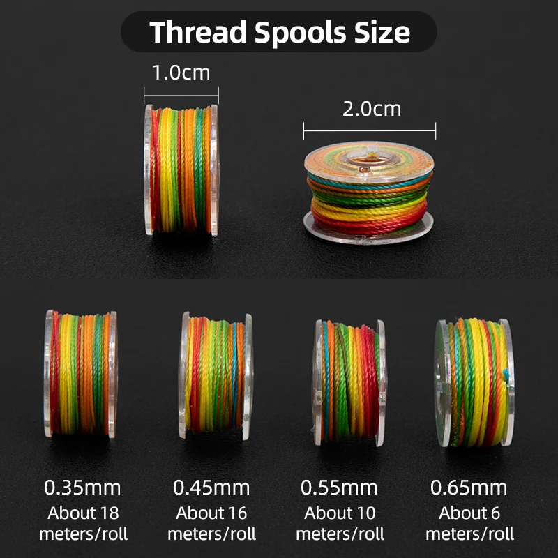 25 Colors Leather Sewing Thread Kit Round Waxed Thread Set | WUTA