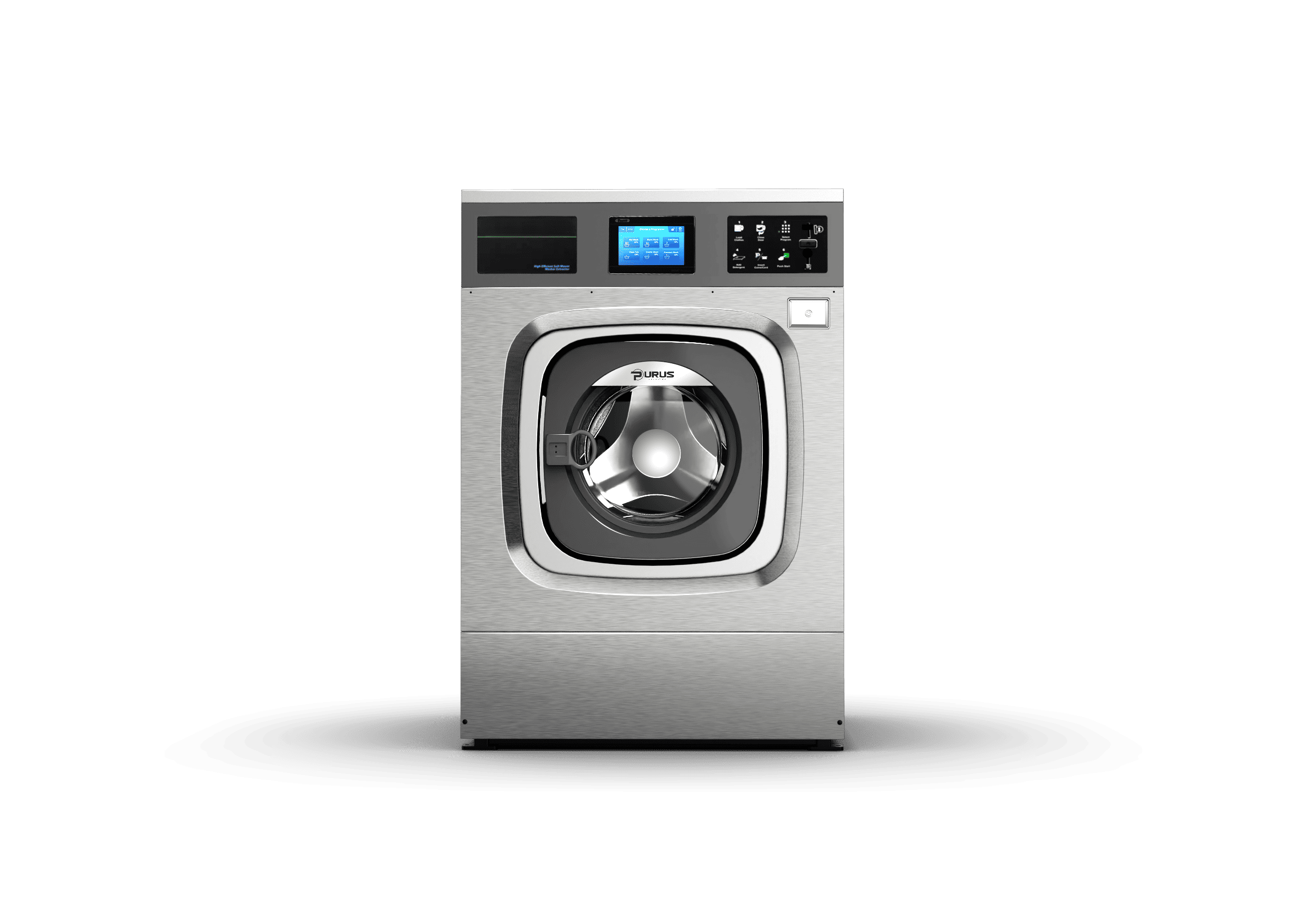 Soft-mount washer extractor Purus SXTP-F front view
