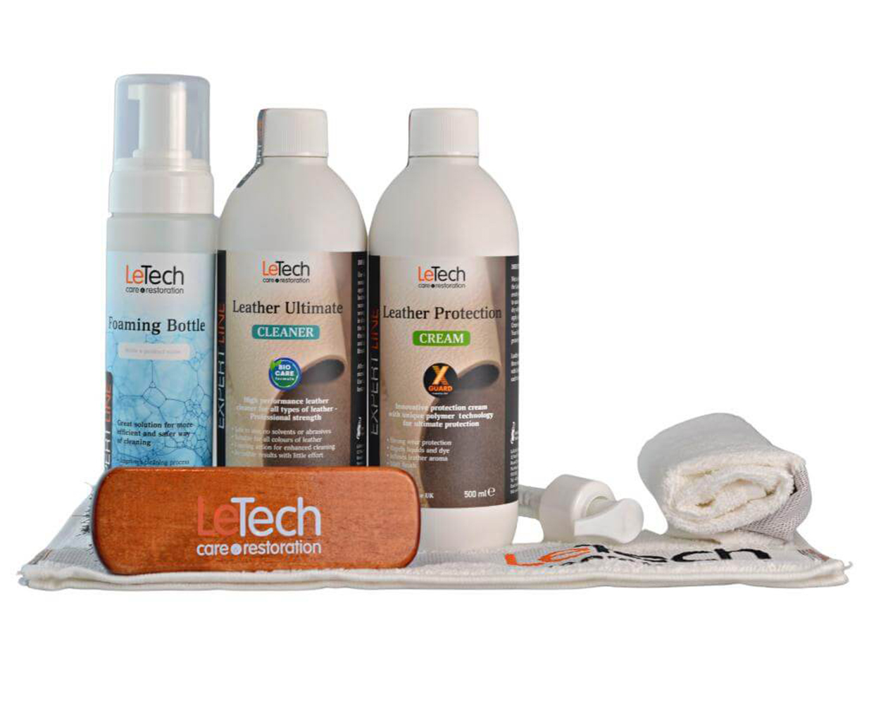 Сборный набор для ухода за кожей Leather Care Combo (без коробки)